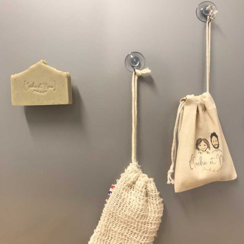 Crochet ventouse pour salle de bain ou cuisine - Toche et Nono